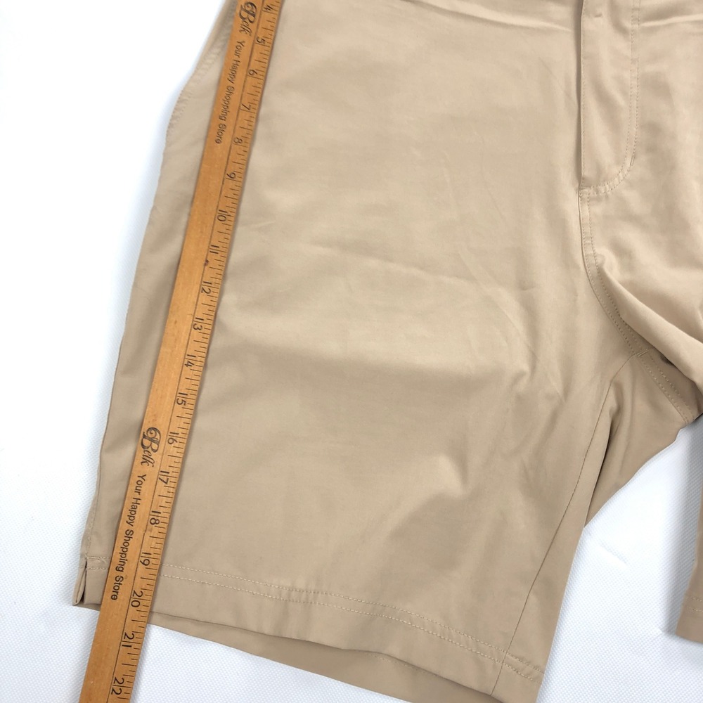 Fair Harbor The One Short Mens 38 Tan Khaki Recycled Stretch Performance Shorts - Picture 12 of 13